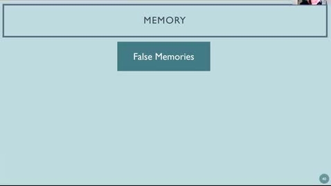 Thumbnail for entry 7.3c - False Memories