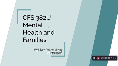Thumbnail for CFS382U_Week2_Lecture
