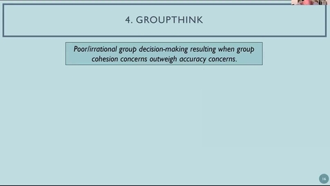 Thumbnail for 6.1d - Groupthink
