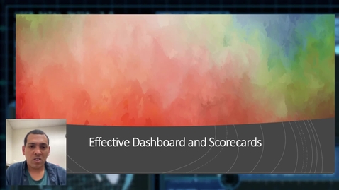 Thumbnail for Effective Dashboards and Scorecards