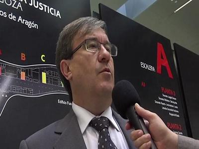 Moliner inaugura la Ciudad de la Justicia de Zaragoza