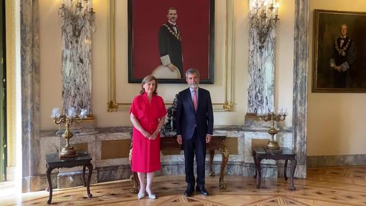 Vídeo. El presidente del TS y del CGPJ recibe a la vicepresidenta de la Comisión Europea Věra Jourová