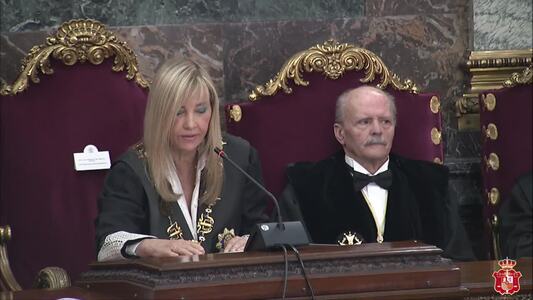 Vídeo: La presidenta del TS y del CGPJ preside el acto de jura o promesa de tres nuevos fiscales de Sala 