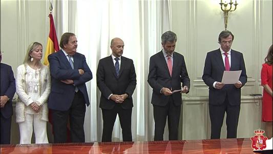 Acto de la toma de posesión de Ricardo Conde como Promotor de la Acción Disciplinaria