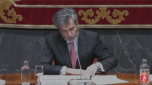 Acto de entrega de despachos a los magistrados del Cuarto Turno 