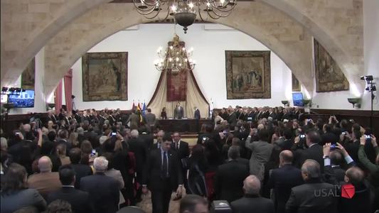 Presentación del Diccionario Panhispánico en la Universidad de Salamanca