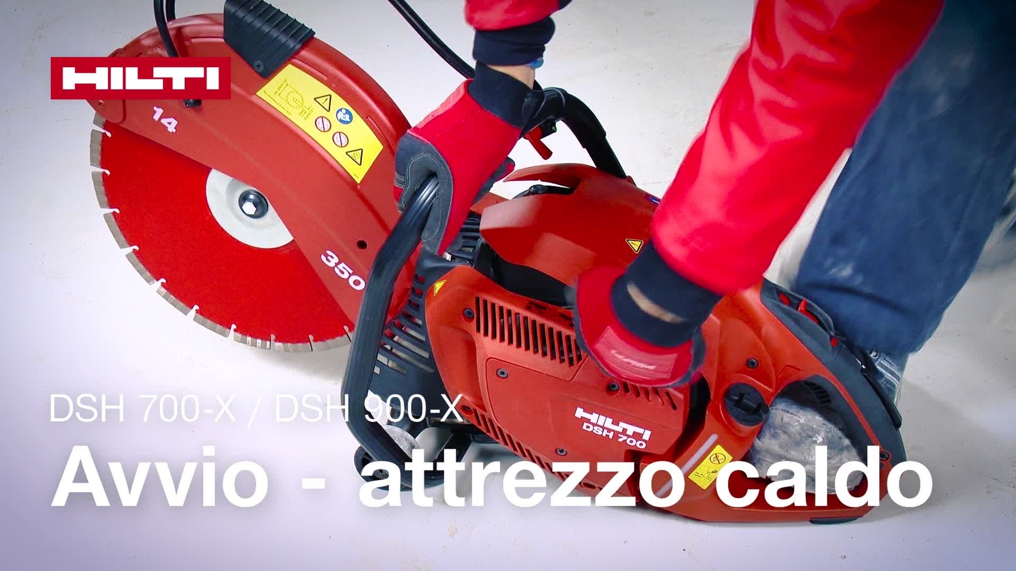 Vidéo didactique montrant comment démarrer à chaud la DSH 700-X / 900-X (G4)