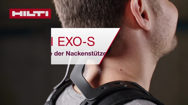 Dies ist ein Video zur Einstellung der Nackenstütze für das EXO-S Exoskelett. Das 4. Video in der 4-teiligen Reihe von Anleitungsvideos zum EXO-S Exoskelett. Hier wird beschrieben, wie die Nackenstütze zu installieren ist.