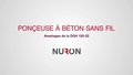 Een 16:9 video met de functies en voordelen van de nieuwe Nuron DGH 130-22 snoerloze betonslijper