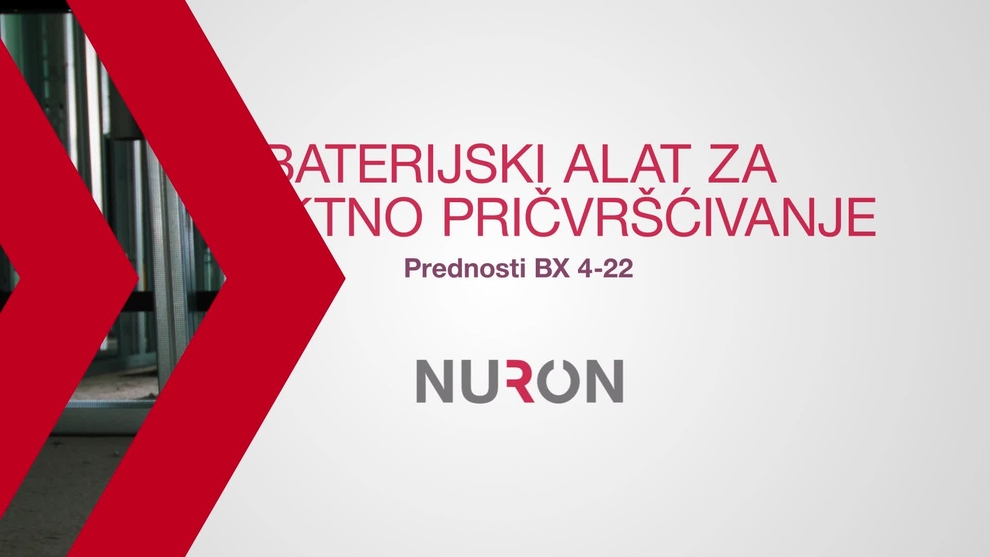 Promotivni videozapis koji prikazuje značajke i prednosti našeg najnovijeg modela baterijskog stroja za pričvršćivanje BX 4-22. Ovaj materijal ima standardni odjavni dio tvrtke Hilti za HOL.
