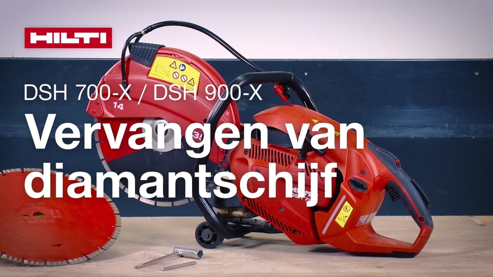 Hoe het blad op DSH 700-X en DSH 900-X te vervangen.