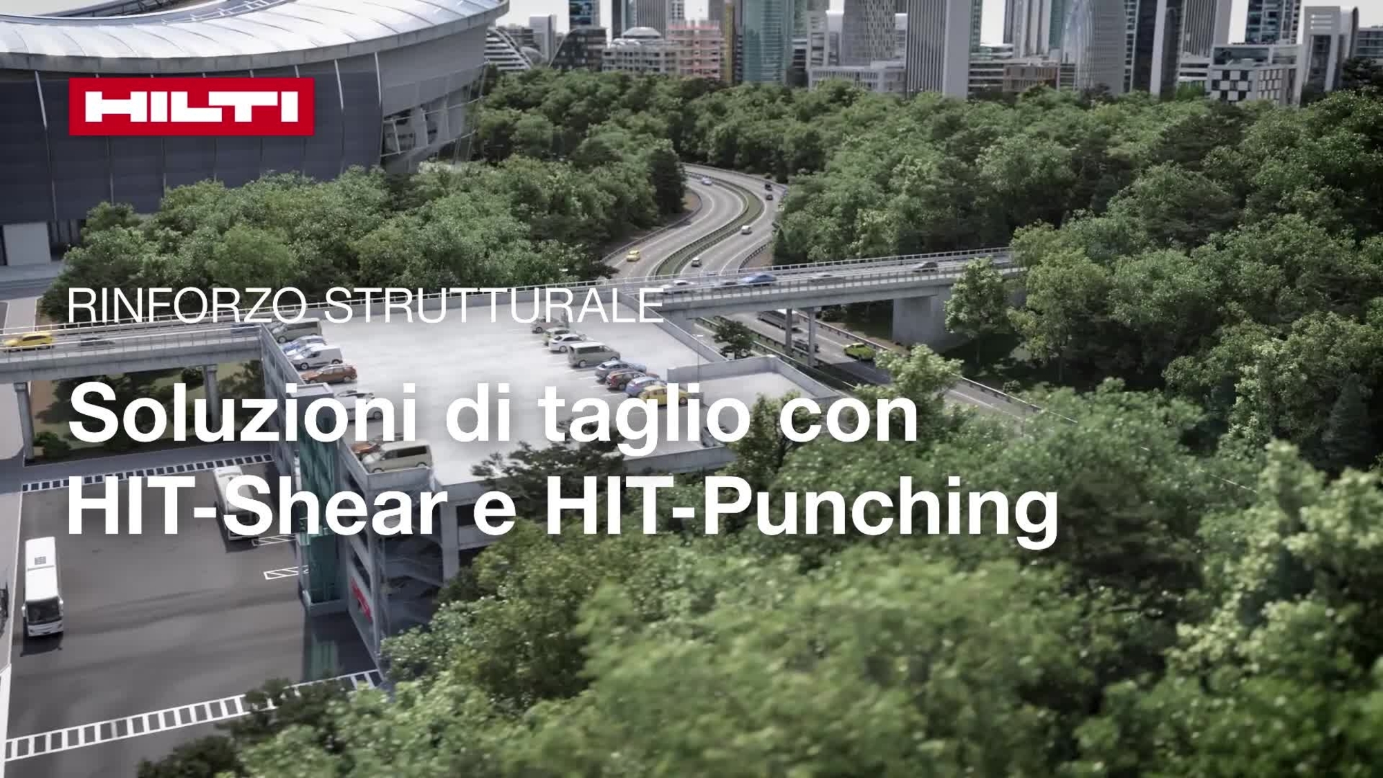 Video promozionale delle soluzioni di rinforzo strutturale HIT e punzonamento HIT. Questo video illustra il funzionamento del sistema di rinforzo strutturale, nonché le sue caratteristiche e i suoi vantaggi.
