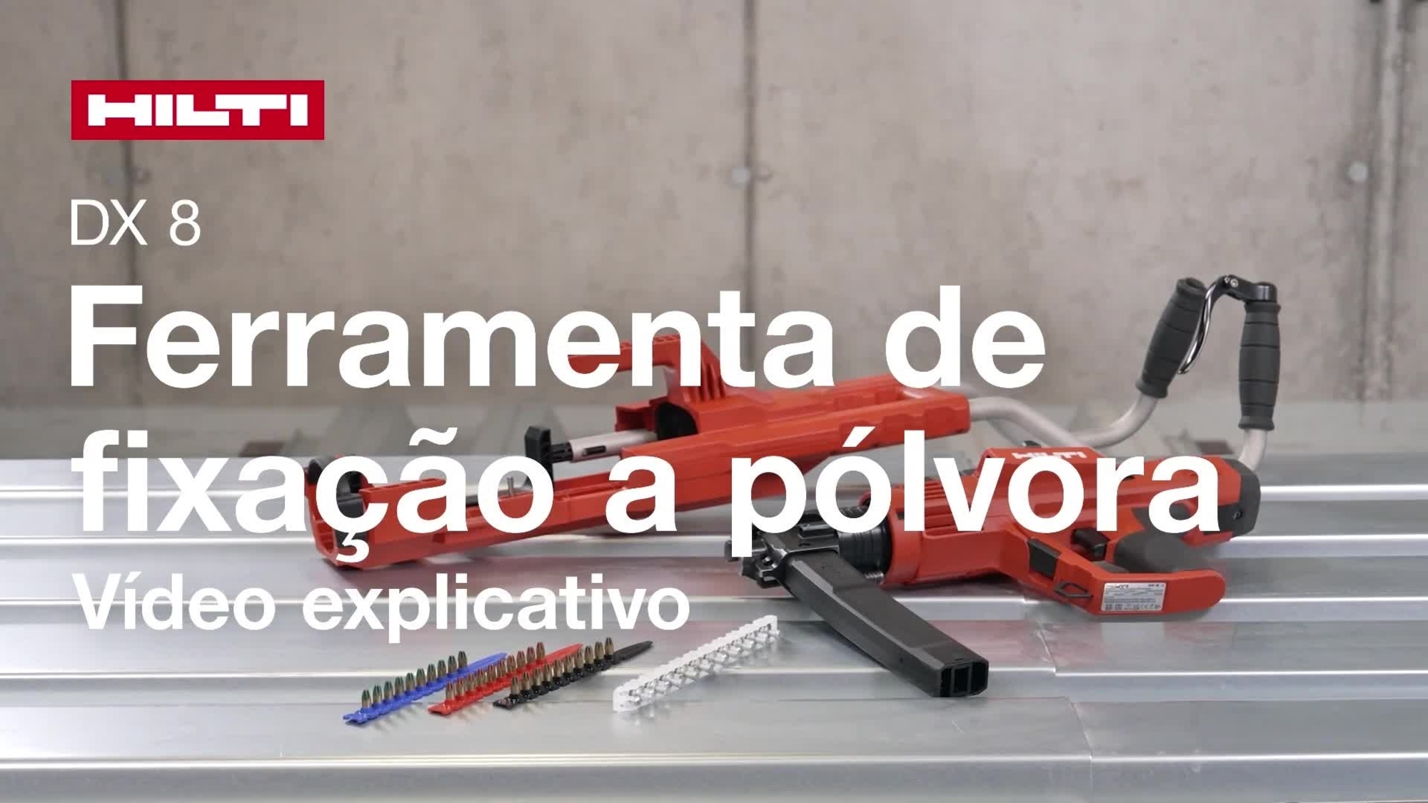 Vídeo de instruções sobre como utilizar corretamente a DX 8.