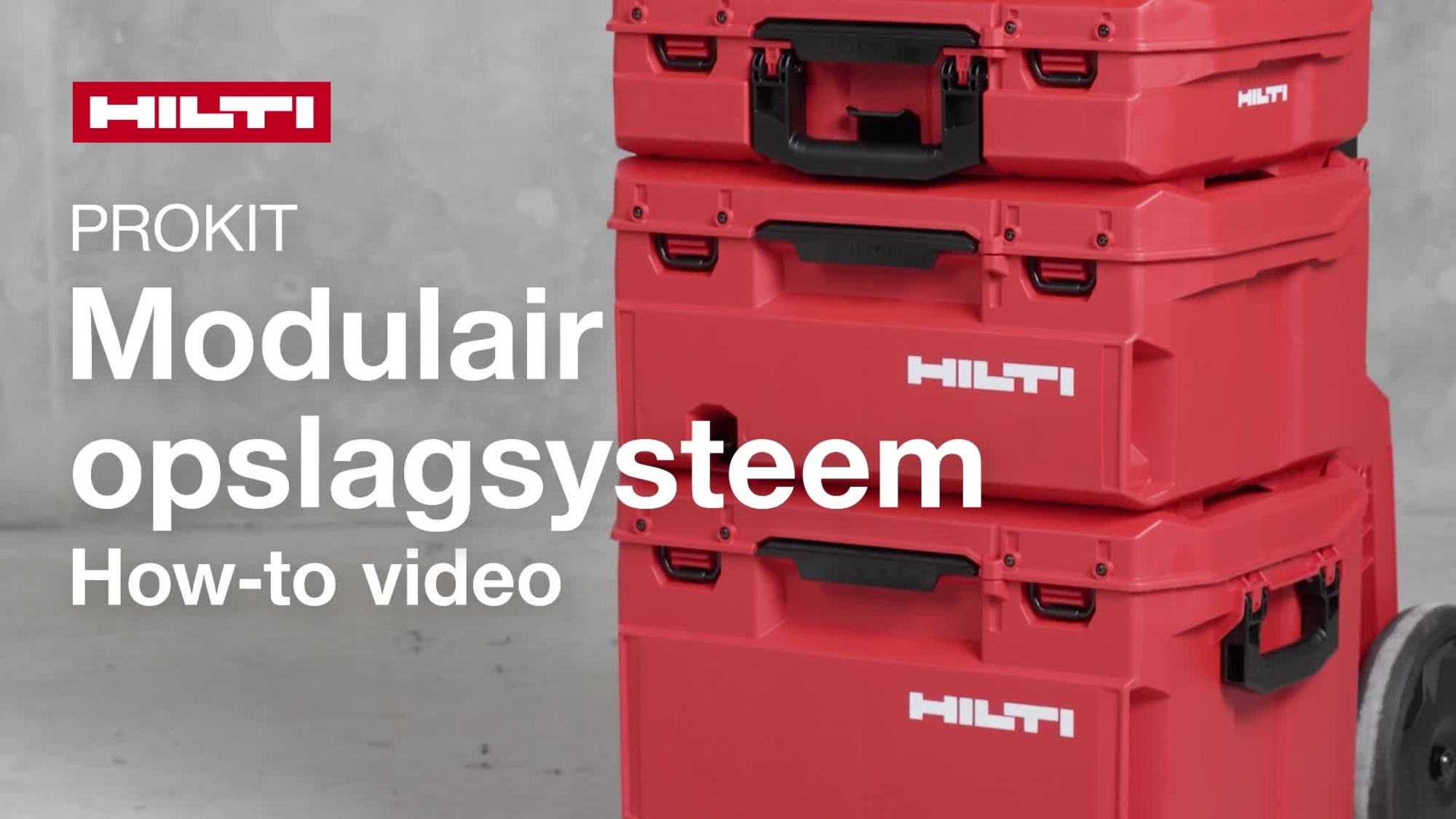 Instructievideo over juiste gebruik ProKit.