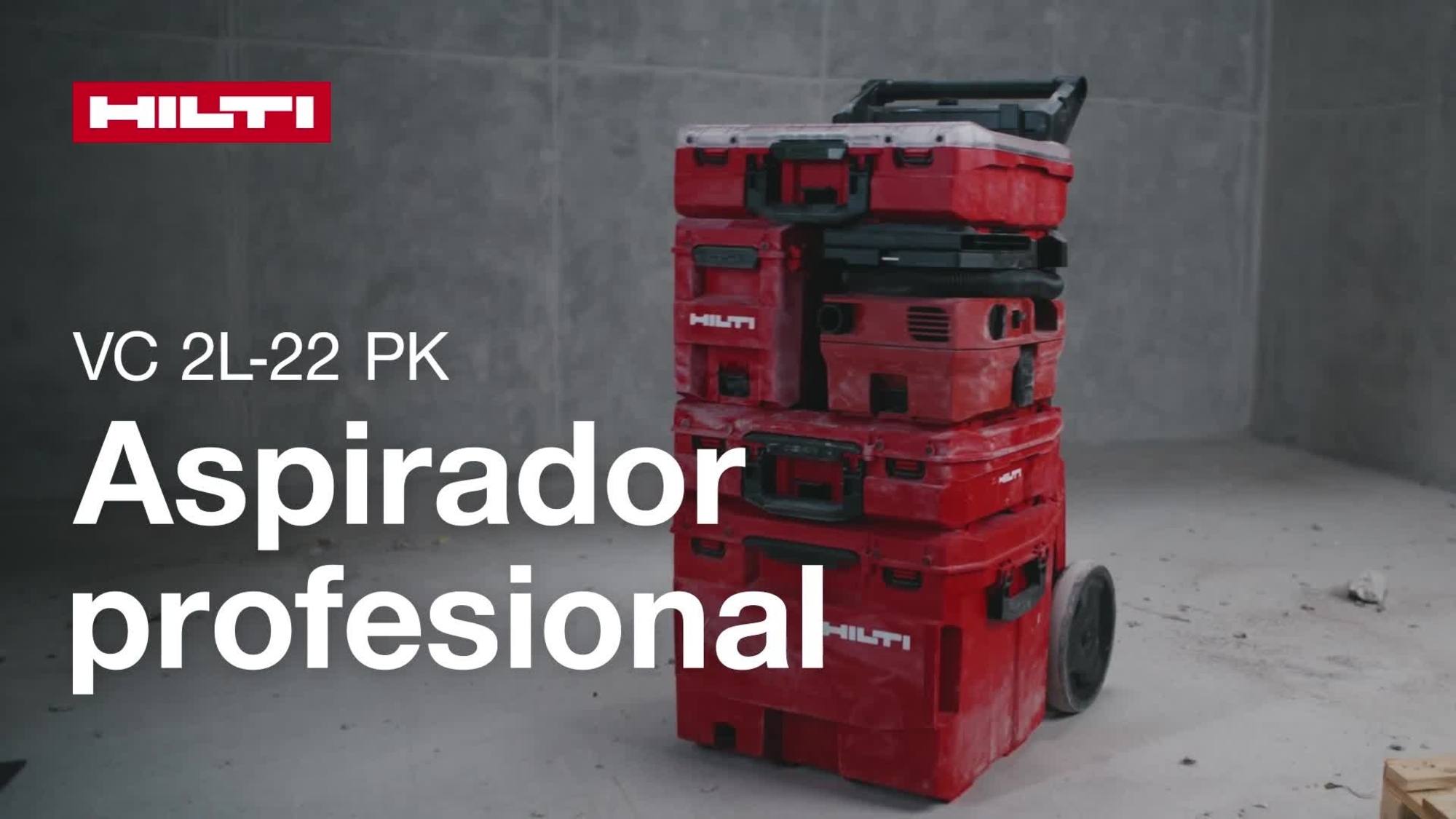 Vídeo promocional del aspirador universal VC 2L-22 PK. En este vídeo se muestra el funcionamiento del aspirador VC, así como sus características y ventajas.