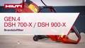 Vidéo didactique montrant comment alimenter le filtre de la DSH 700-X / 900-X (G4)