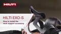 This is a how to adjust neck support video for the EXO-S Exoskeleton. This is the 4th video in the 4 piece series of EXO-S how to video's. It is a sequence of how to install the neck support accessory.