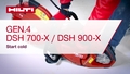 Instructional video showing the start cold of DSH 700-X / 900-X (G4).