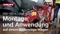 Video: Montage des Benzintrennschleifers auf Bodensägewagen und Arbeit mit DSH 700-X/900-X (G4)