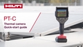 Instructional video on how to use the thermal camera PT-C properly. W1 version.
