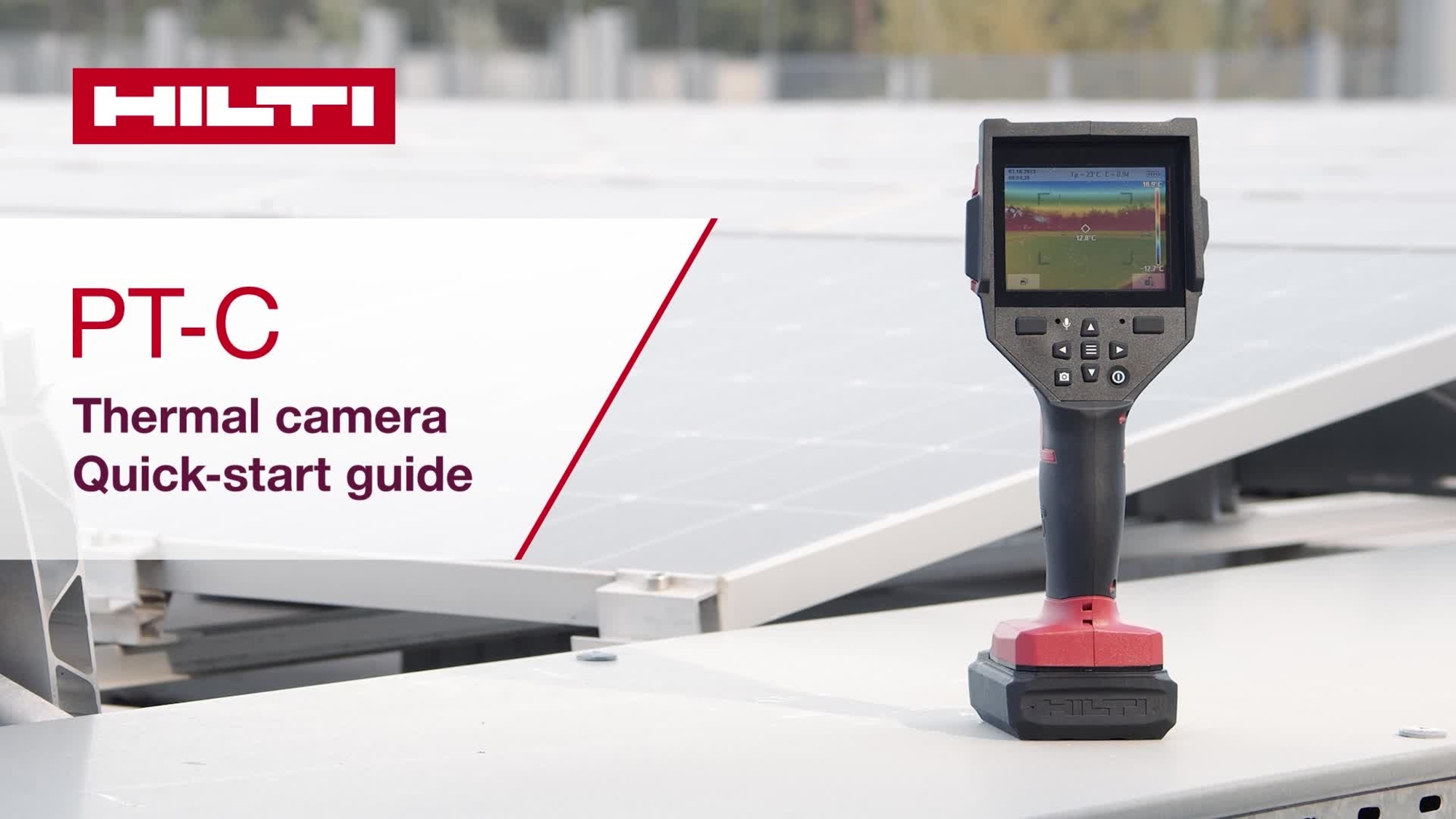Instructional video on how to use the thermal camera PT-C properly. W1 version.