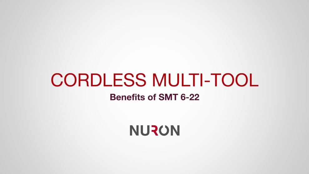 A 16:9 promotional video showcasing the features and benefits of the new long awaited Nuron SMT 6-22 Multi-tool. 