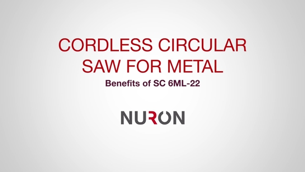 Promotional video showcasing the features and benefits of the new Nuron SC 6ML-22 Circular saw. This video uses imperial measurements specific for HNA.