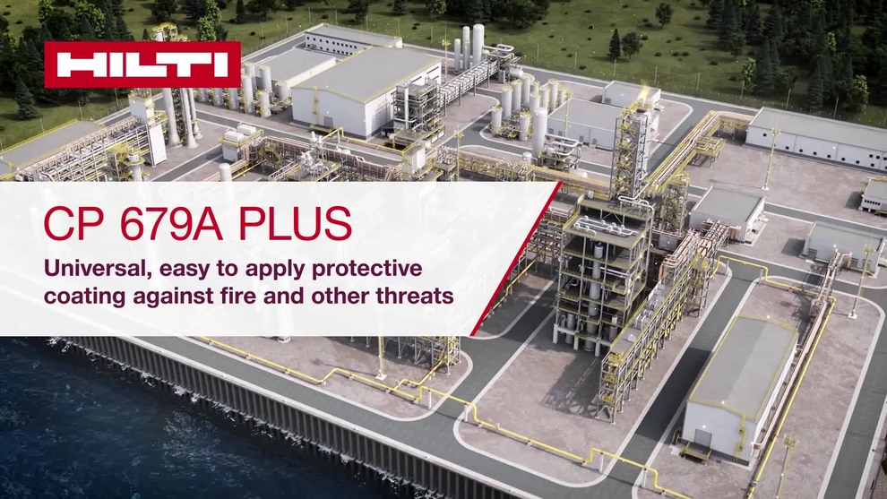 Promo video showing the usage of the Hilti CP 679A Plus - firestop cable coating, easy to apply protective coating against fire and other threats. 