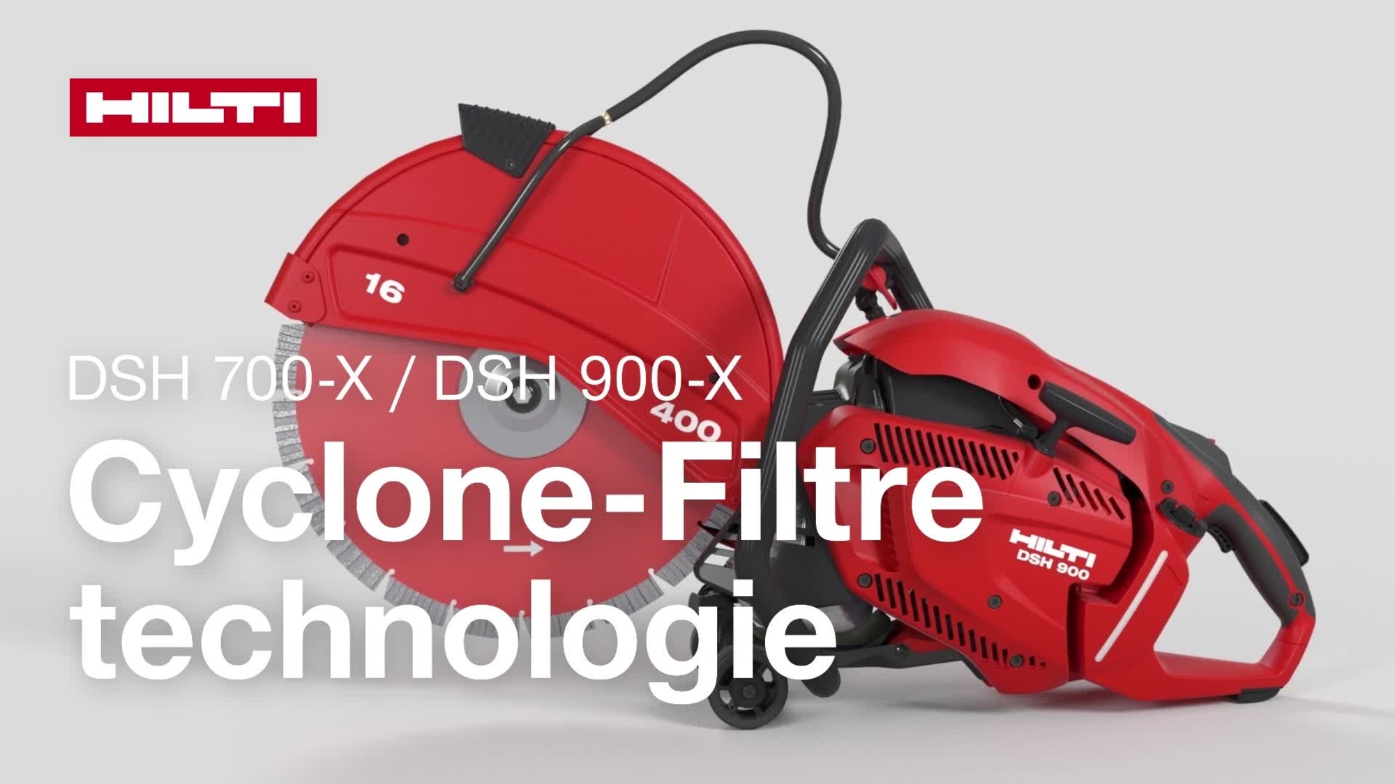 Vidéo didactique montrant comment nettoyer les filtres cycloniques sur la DSH 700-X / 900-X (G4)