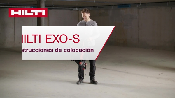 Este es un video instructivo para el exoesqueleto EXO-S. Es una secuencia que muestra cómo ponerse el EXO-S. Esta es una versión para el resto del mundo cuyo objeto es reflejar el sistema métrico.