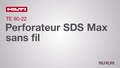 Vidéo promotionnelle du perforateur sans fil TE 60-22 de cinquième génération. 