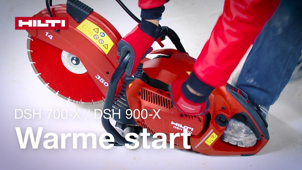 Instructievideo die de warme start van de DSH 700-X / 900-X (G4) toont