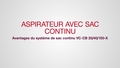 Vidéo promotionnelle du VC 20/40/150-X sur les caractéristiques et avantages du sac en continu.