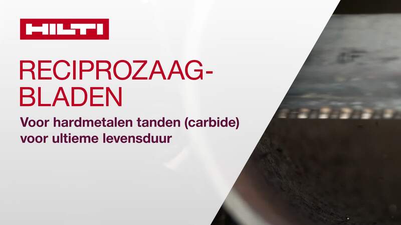 Reciprozaagbladen voor hout met spijkers 1411DF