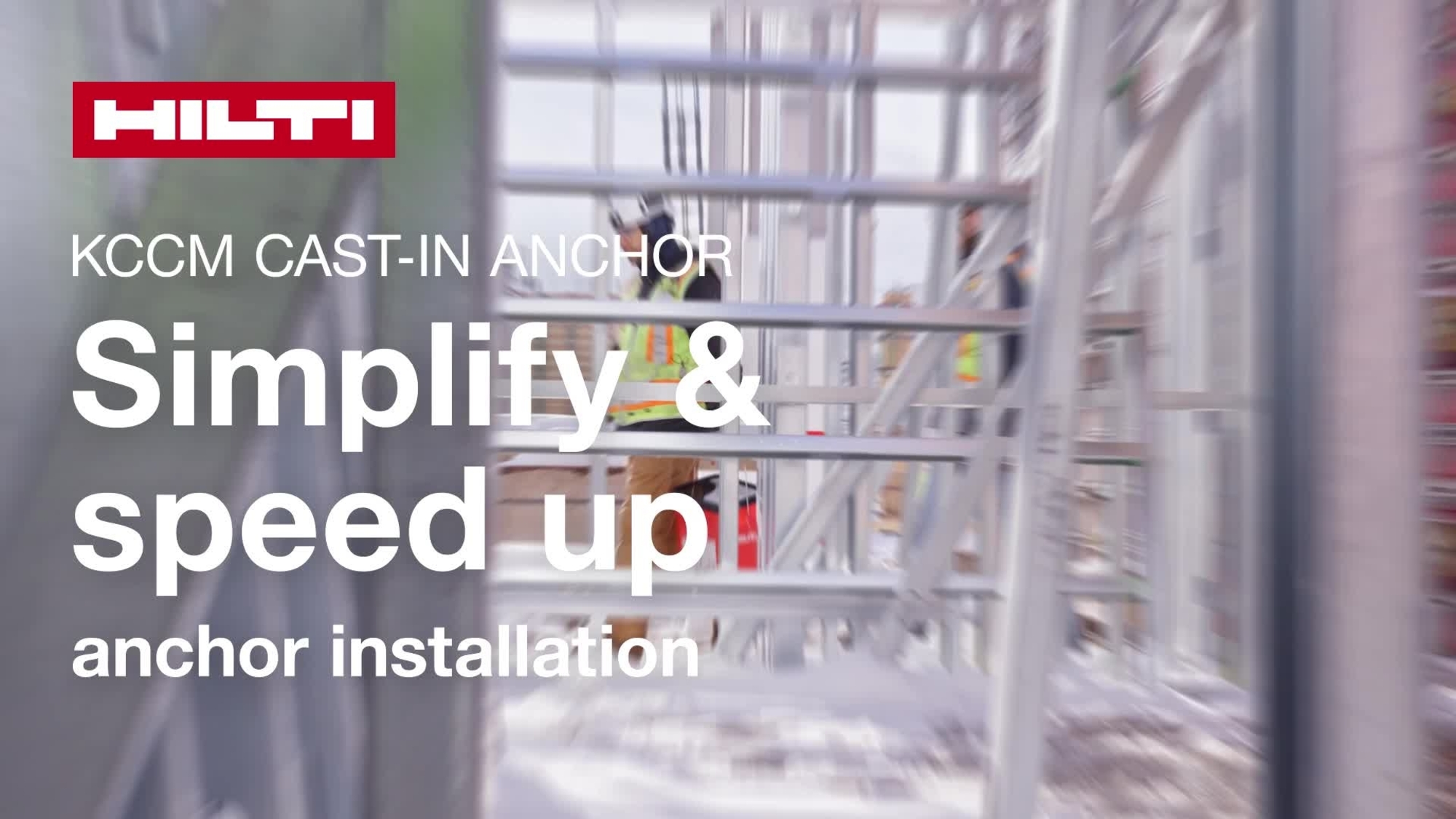 Promotional video showcasing the features and benefits of the KCCM-WF and KCCM-MD cast-in anchors. Golden, CO. 2024.
