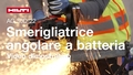 Video di istruzioni su come utilizzare correttamente la smerigliatrice angolare a batteria AG 30D-22.