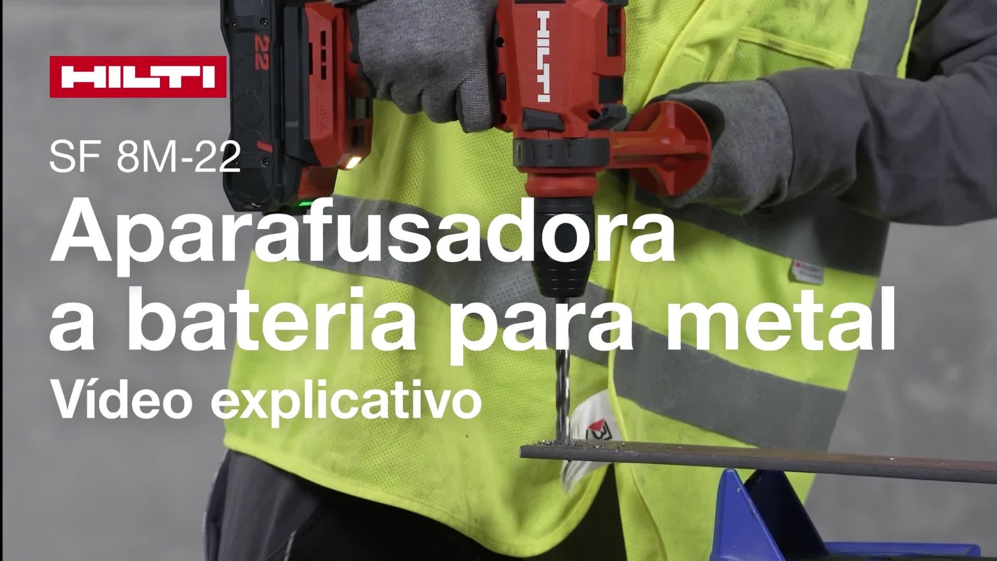 Vídeo de instruções sobre como utilizar corretamente o berbequim/aparafusadora para metal sem fios SF 8M-22 (G03).