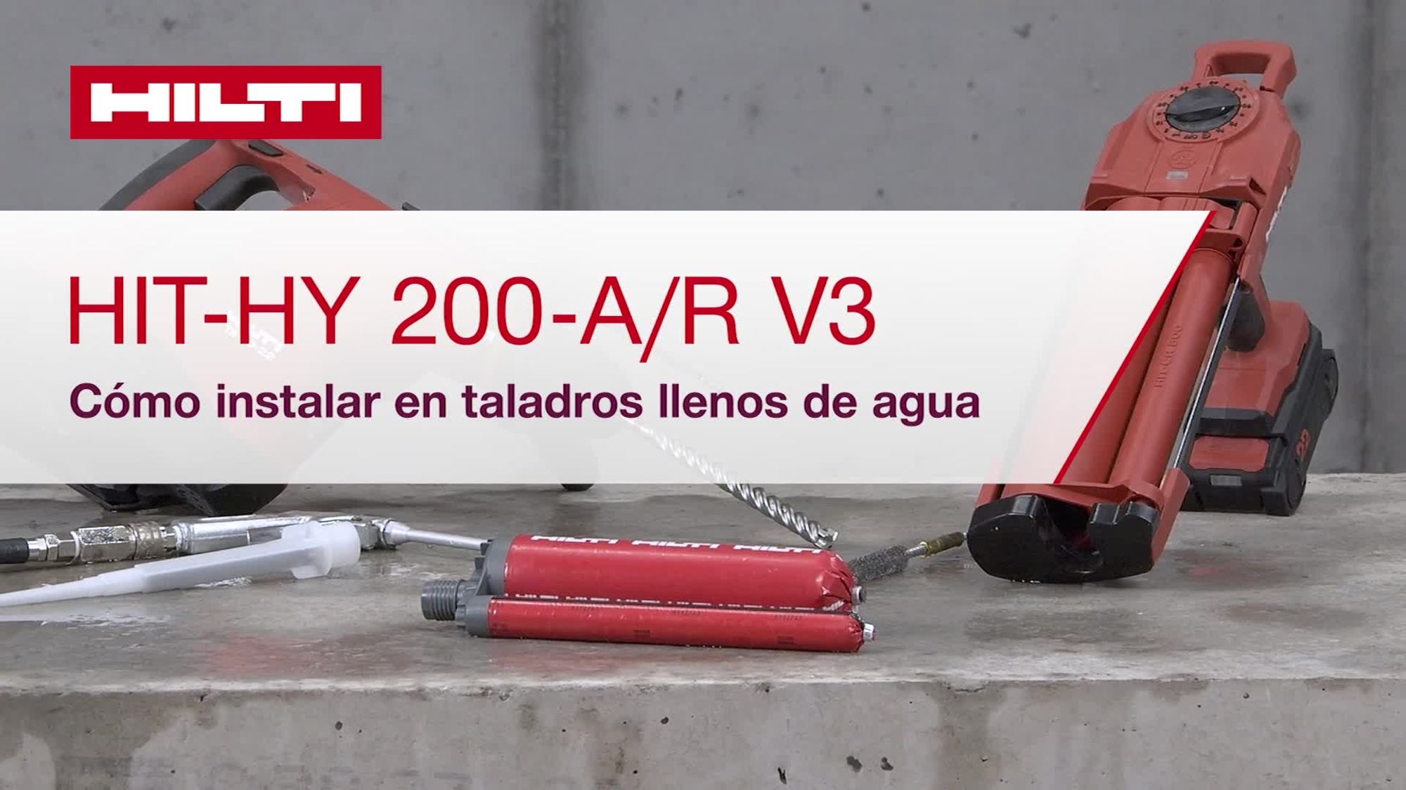 HY 200 AR-V3 Water filled holes How-to (16x9, ES) (3176721)