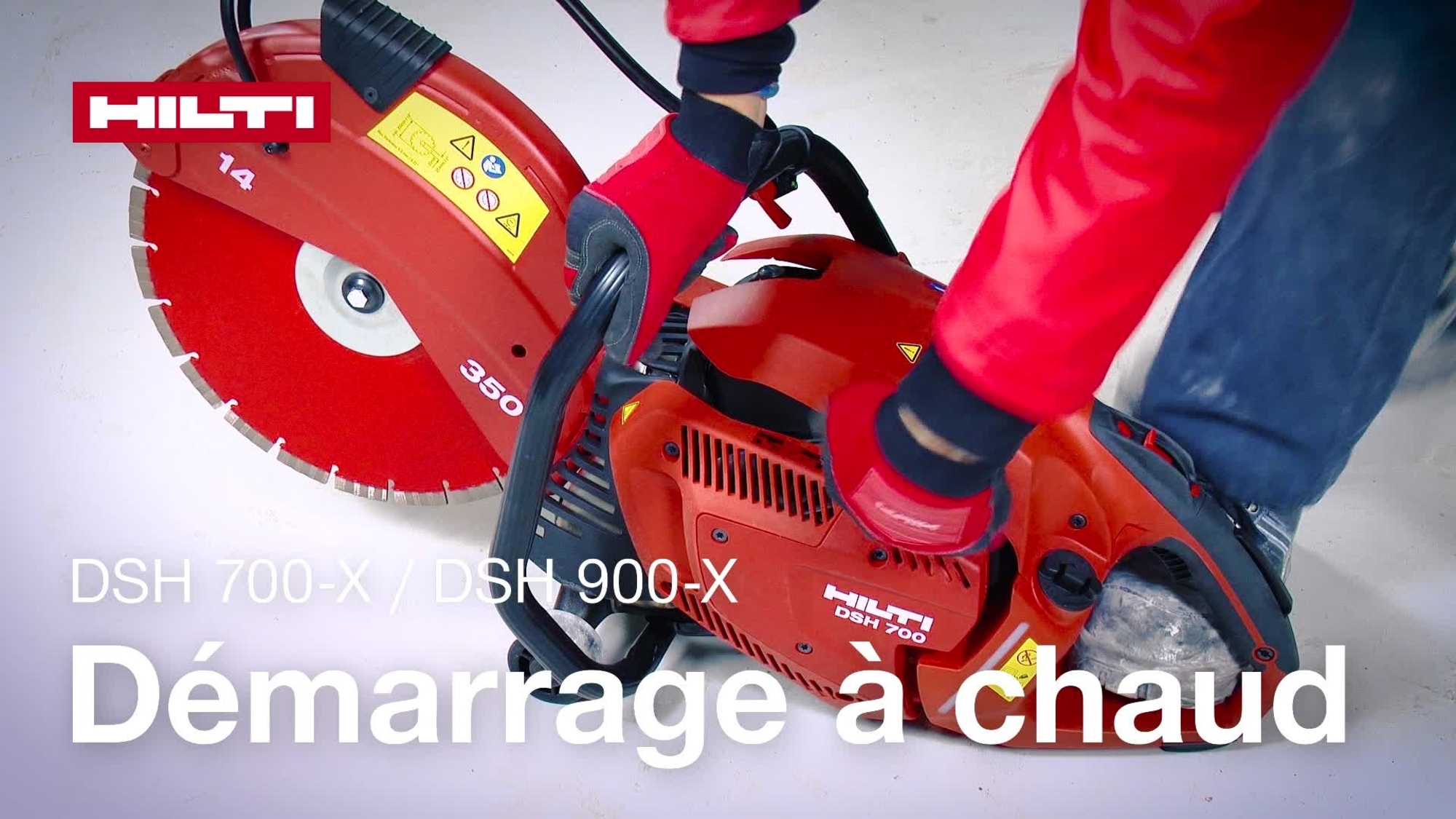 Vidéo didactique montrant comment démarrer à chaud la DSH 700-X / 900-X (G4)