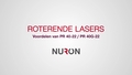 PR 40-22/PR 40G-22 video over functies en voordelen van nieuwe rotatielasers op het Nuron batterijplatform.