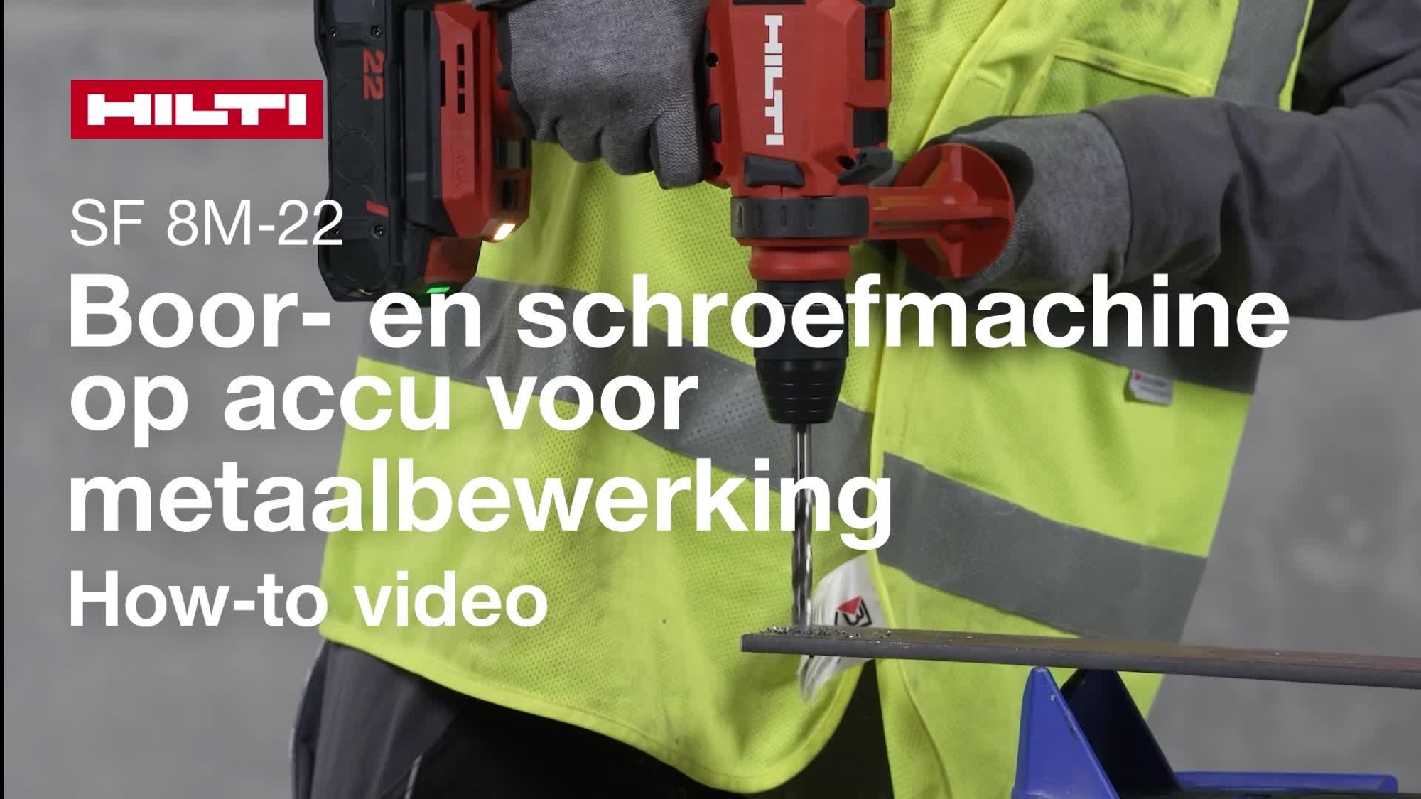 Instructievideo correct gebruik SF 8M-22 (G03) accu-schroefboormachine voor metaal