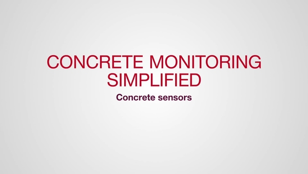See how Concrete sensors help you to monitor concrete strength to make decisions on formwork removal, temperature for mass concrete and cold weather concrete, and moisture to schedule flooring.