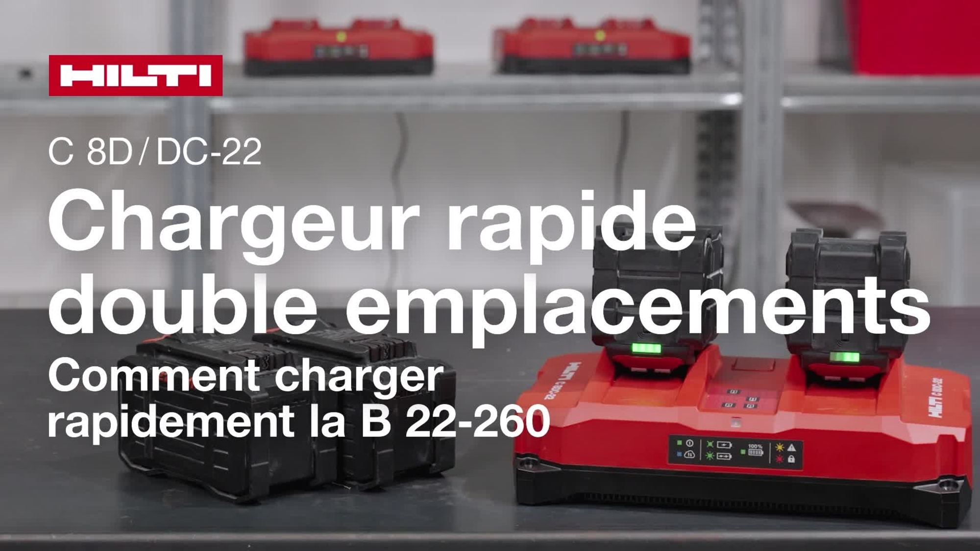 Video didattico su come utilizzare correttamente il caricabatterie a doppio alloggiamento.