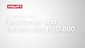 Video zum neuen Hilti P3D 800 3D-Laserscanner. Dieses Video zeigt die wichtigsten Funktionen und Vorteile des Geräts. Standard-Outro für HOL.