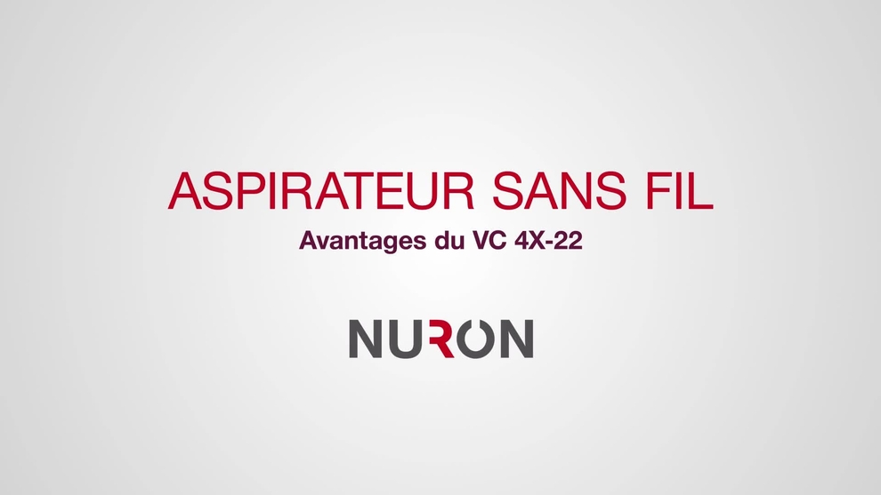 Vidéo des caractéristiques et avantages du nouvel aspirateur sans fil VC 4X-22, outro pour HOL