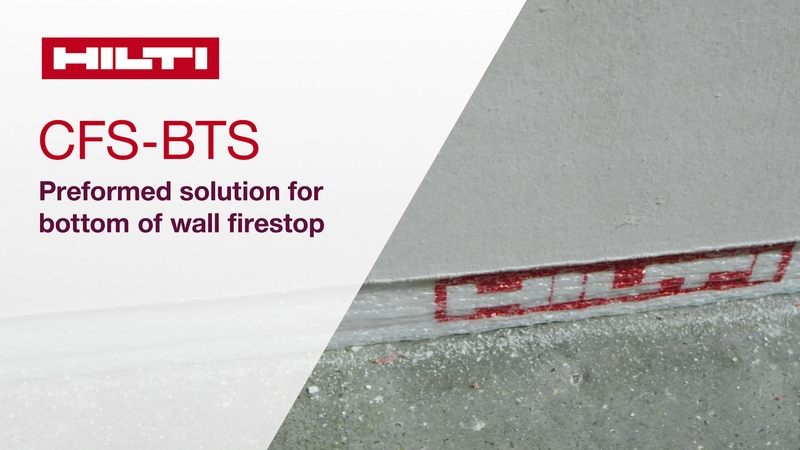 Hilti top track seal on sale