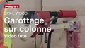 Instructievideo over hoe SPX-rig gebaseerde kernboringen SCX-L Wood te gebruiken.
