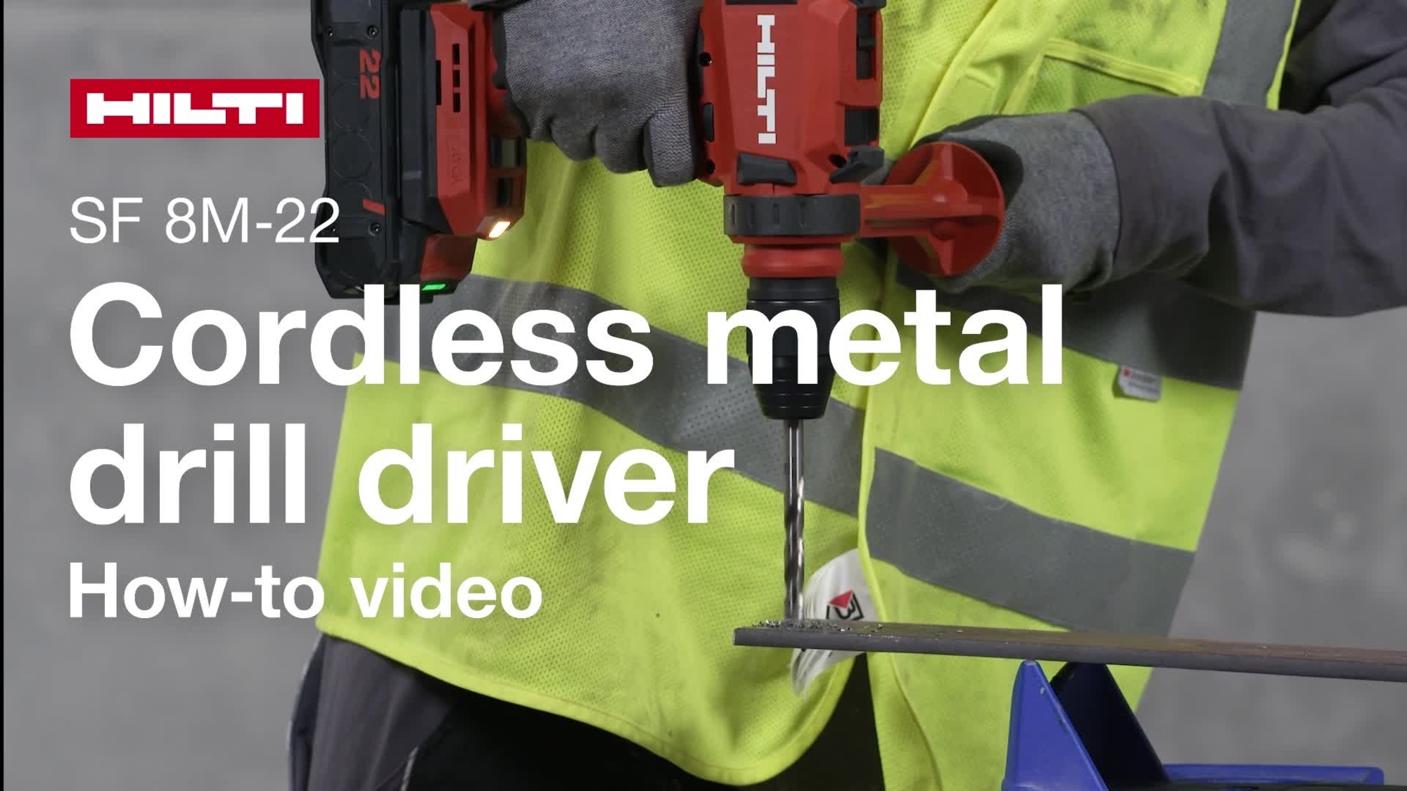 Instructional video on how to use the cordless metal drill driver SF 8M-22 (G03) properly
