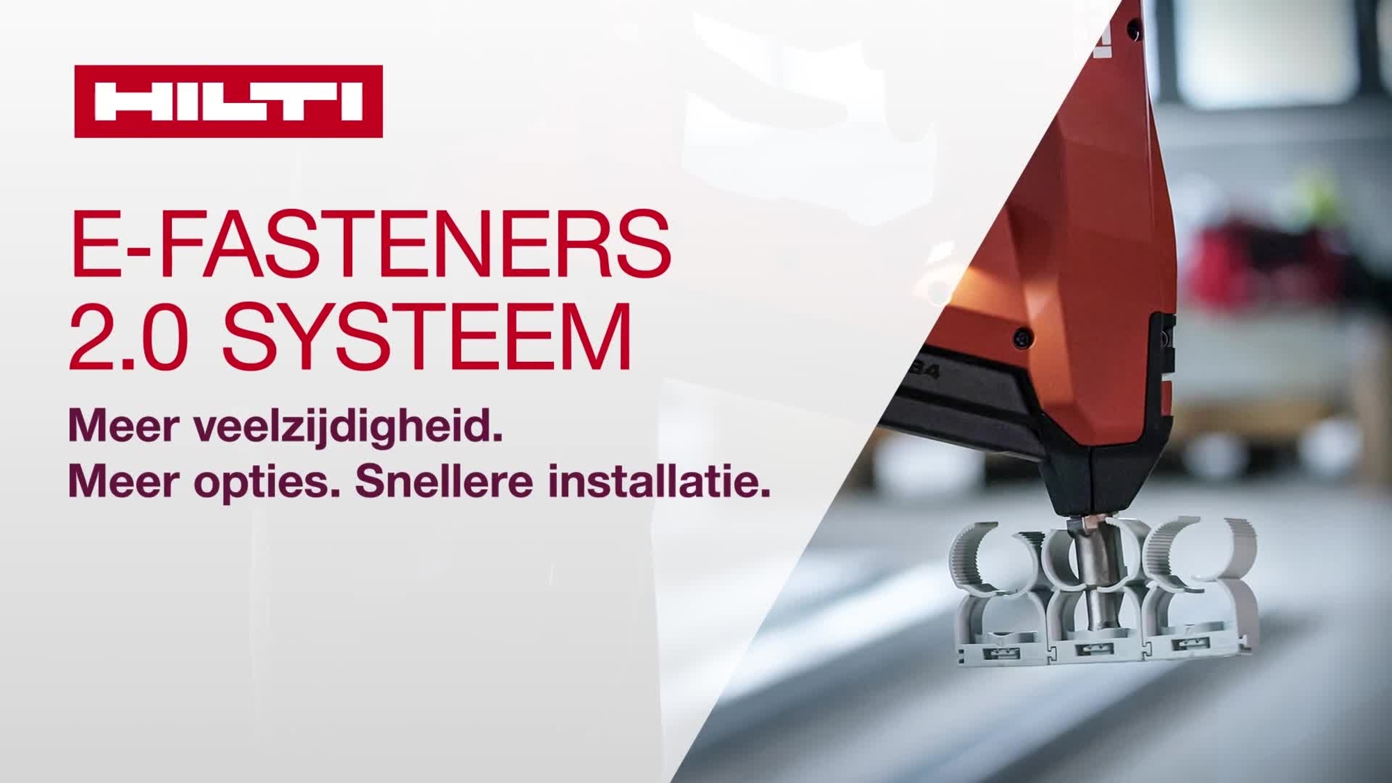 Vidéo promotionnelle présentant les avantages et caractéristiques des fixations électroniques. Ces ressources présentent la compatibilité avec différentes attaches pour câbles&nbsp;/ tubes sur les matériaux supports