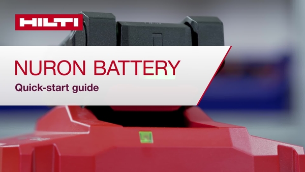 Instructional video on how to properly use the new NURON battery and what the different signals mean.
